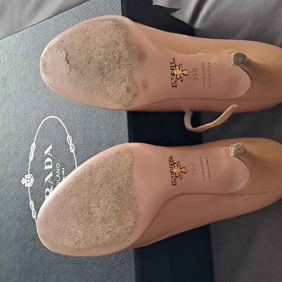 Prada nude mary jane heel - Size 5.5 (35.5) - Picture 6 of 8